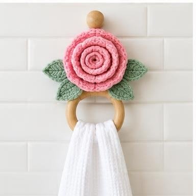 Modelo ilustrativo de porta-pano: Modelos florais